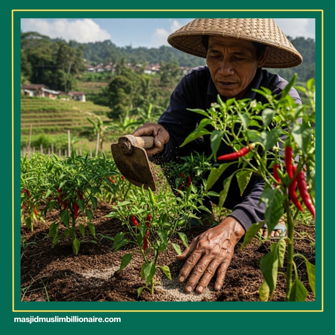 cara agar tanaman cabe tumbuh subur dan bebuah lebat