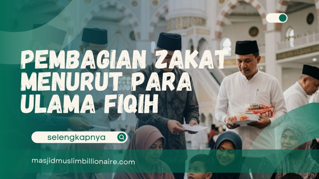 pembagian zakat menurut ulama fiqih