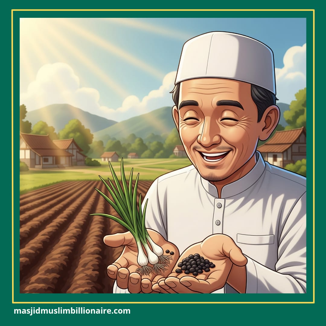 cara menanam daun bawang di tanah