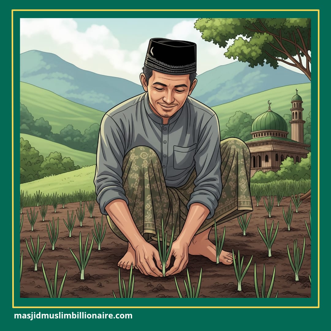 cara menanam daun bawang di tanah