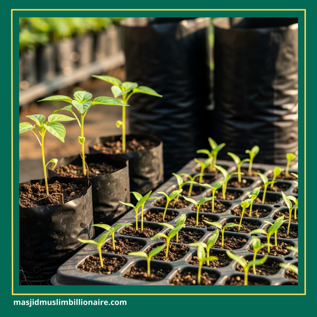 menanam cabe keriting di polybag