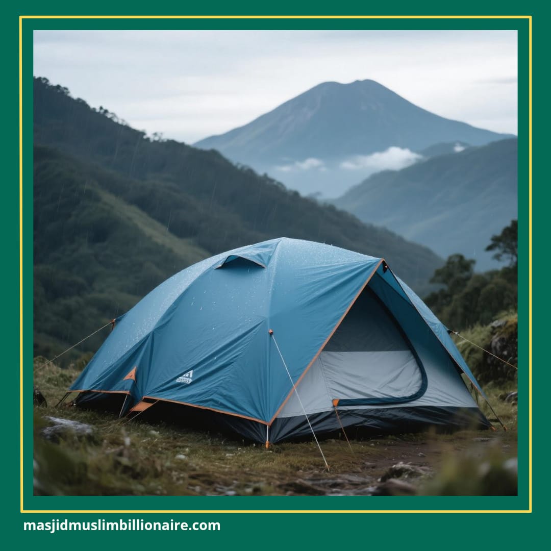 peralatan camping di gunung