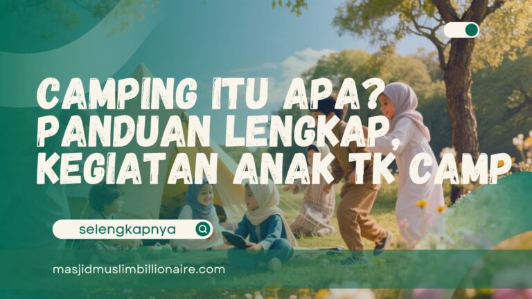 kegiatan camping anak tk