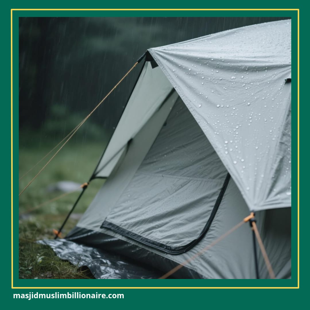 tips camping saat hujan 