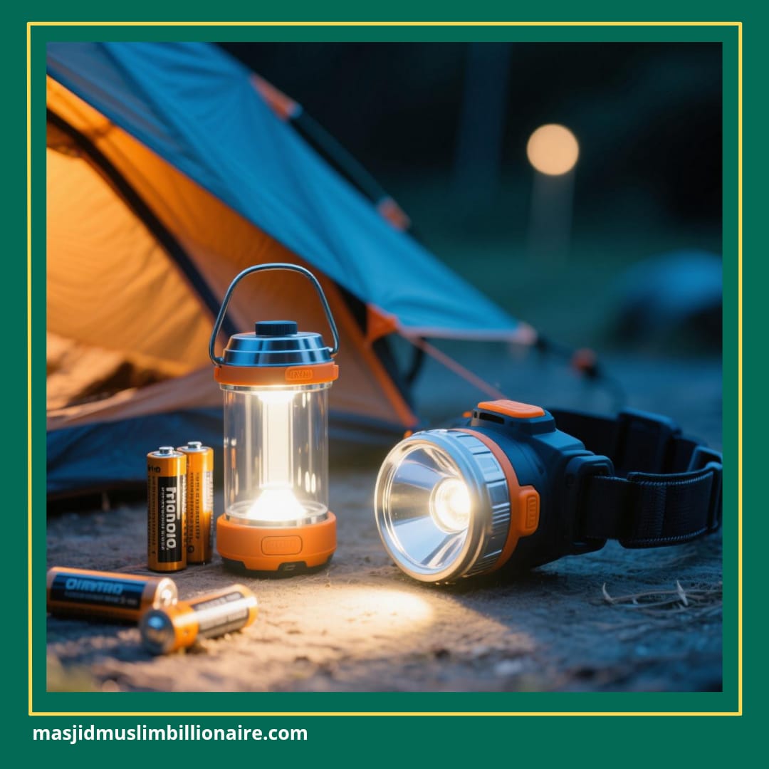 peralatan camping di gunung