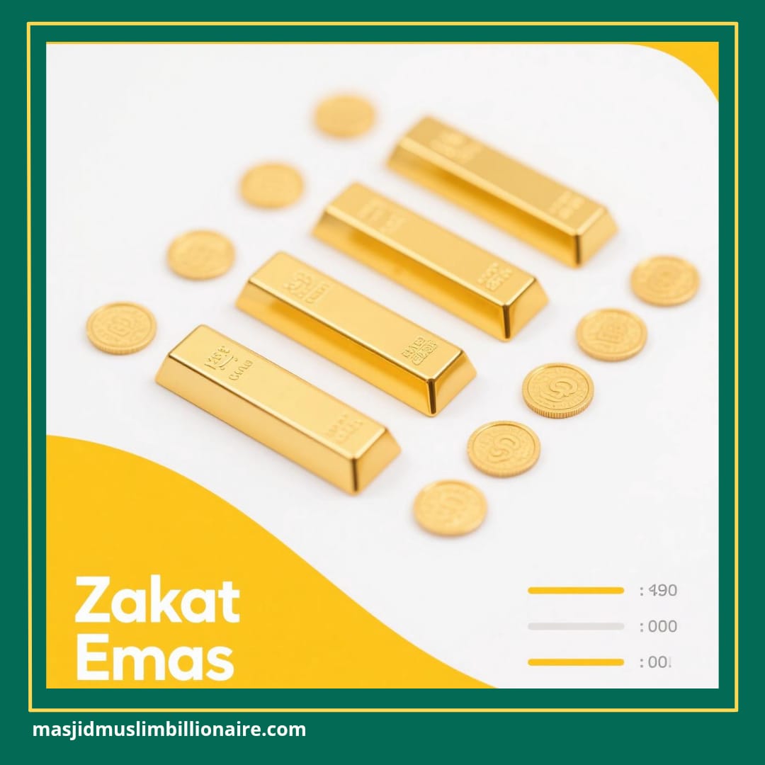menghitung zakat dari harta 100 gram emas 