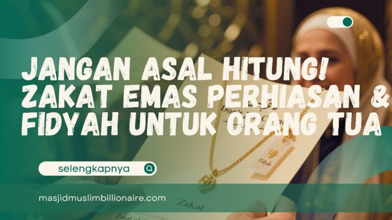 cara menghitung zakat emas perhiasan