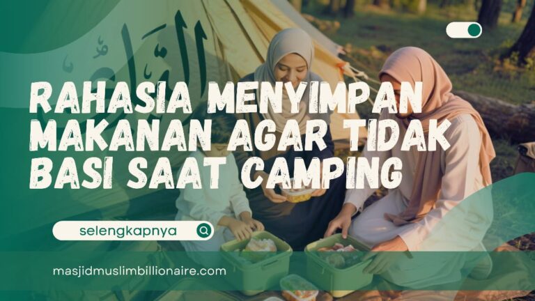 cara menyimpan makanan agar tidak basi