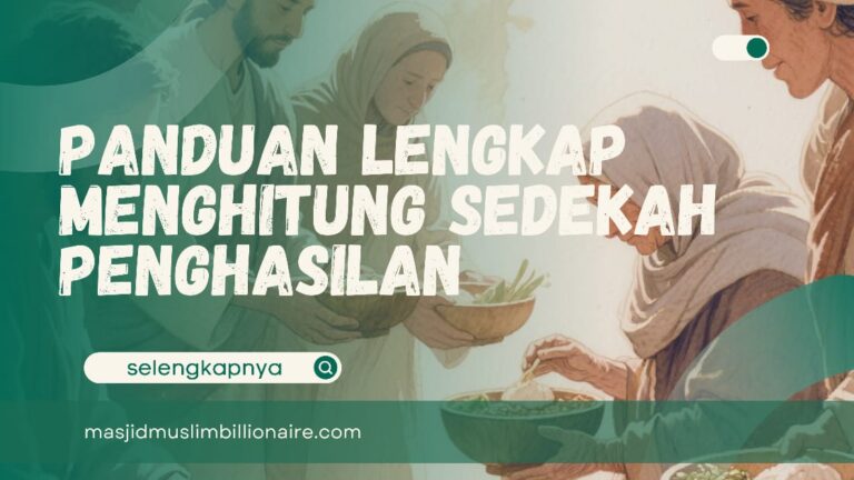 menghitung sedekah penghasilan