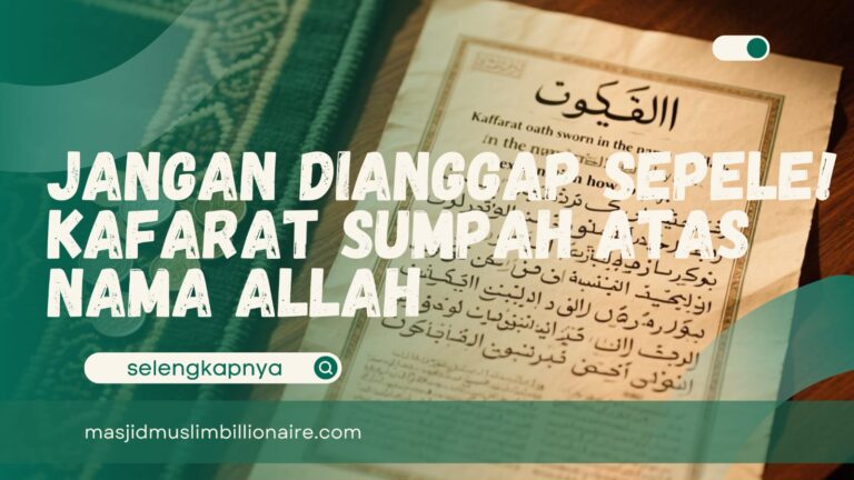 bayar kafarat sumpah atas nama Allah