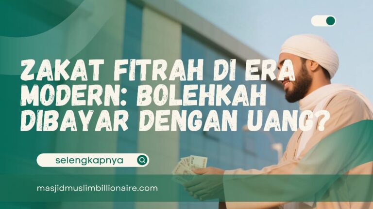 bolehkah zakat fitrah dibayar dengan uang