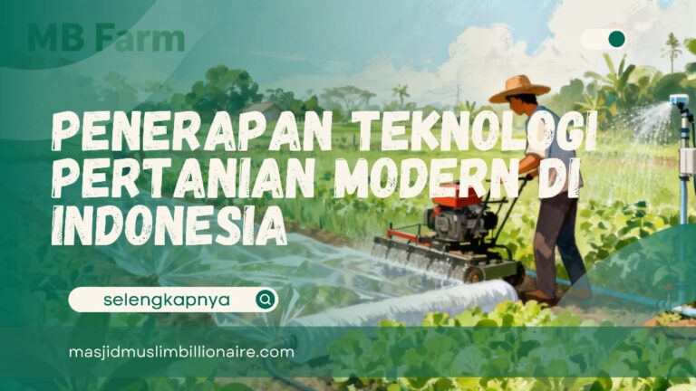 penerapan teknologi pertanian modern