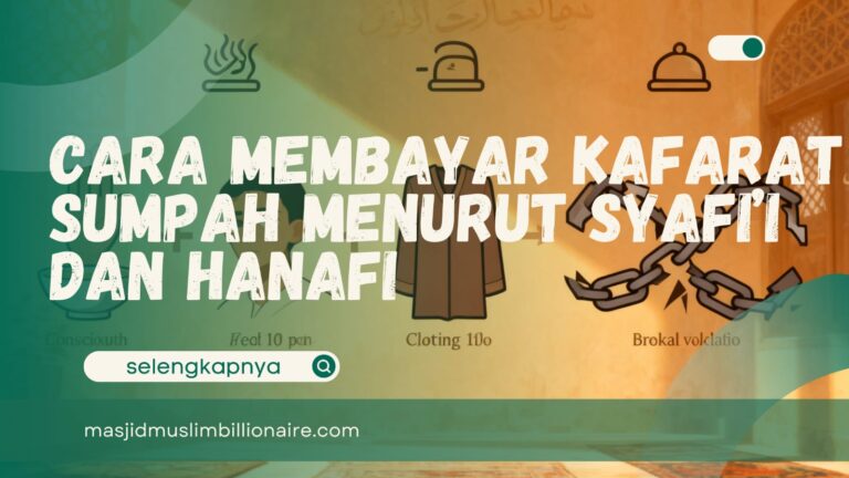 cara membayar kafarat sumpah