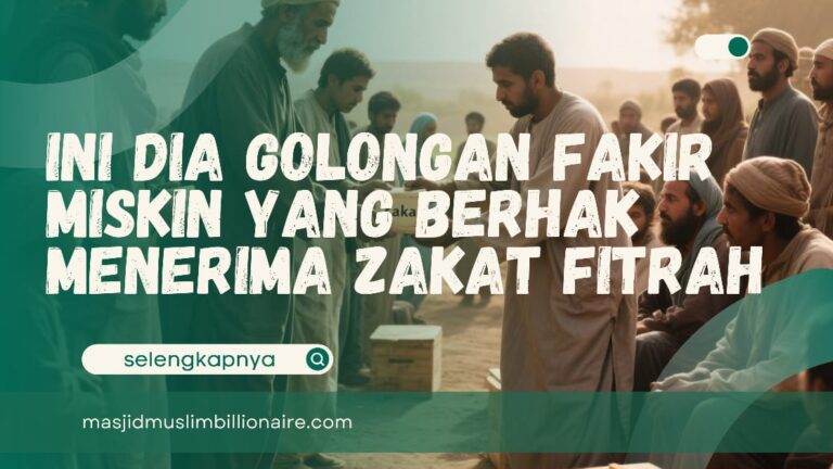 golongan fakir miskin zakat