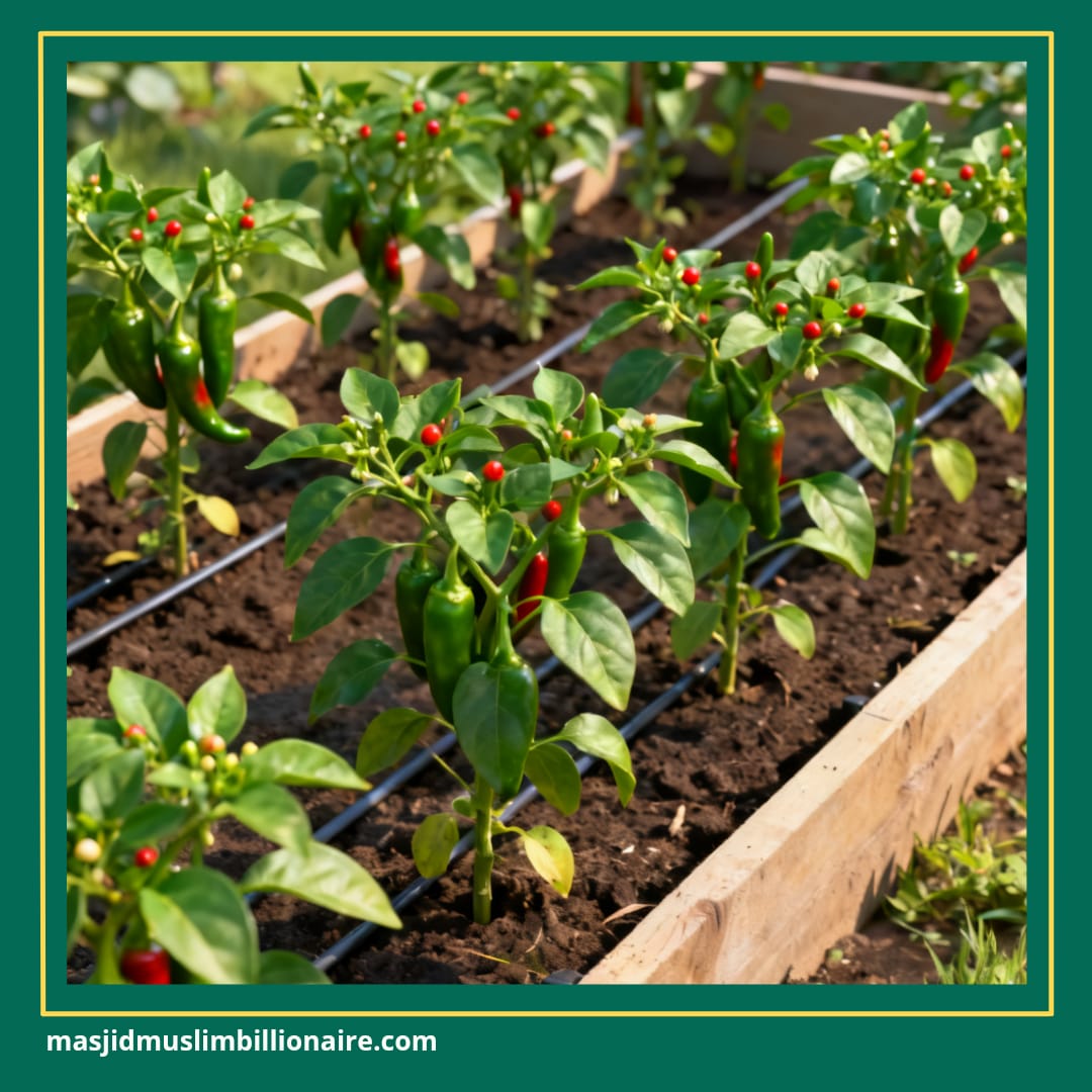 cara menanam cabe di tanah pasir 