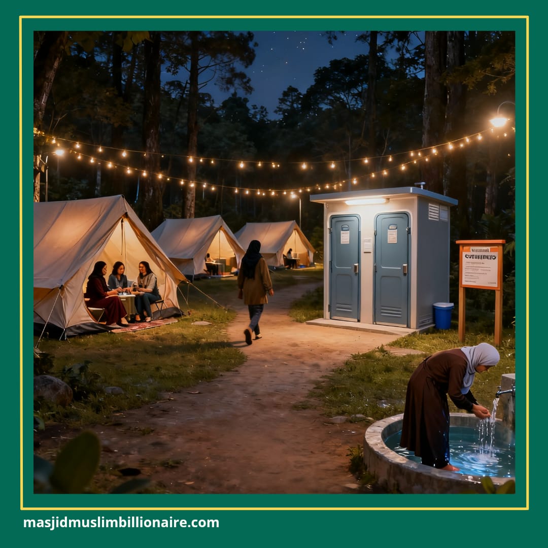 camping aman 