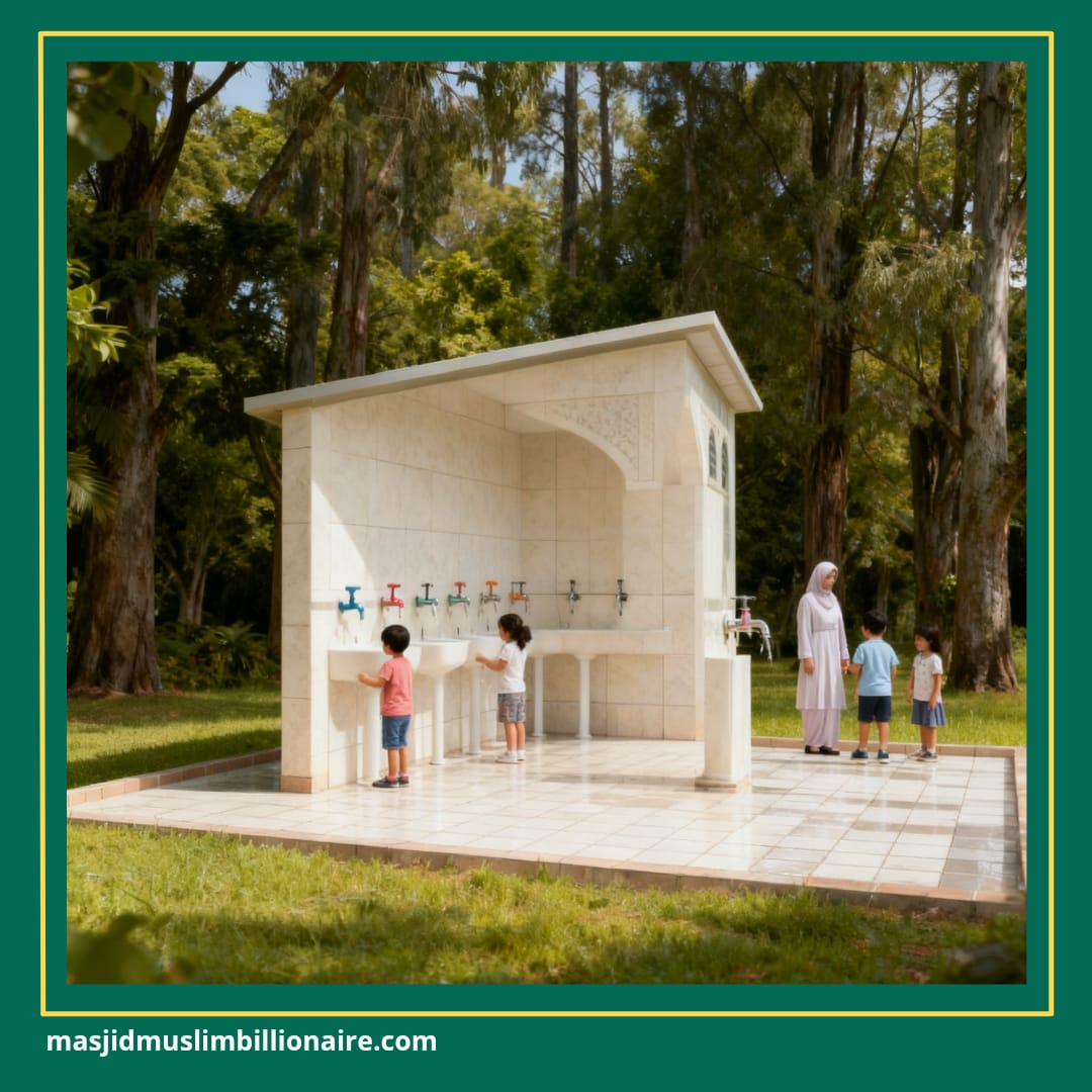 camping ground toilet bersih