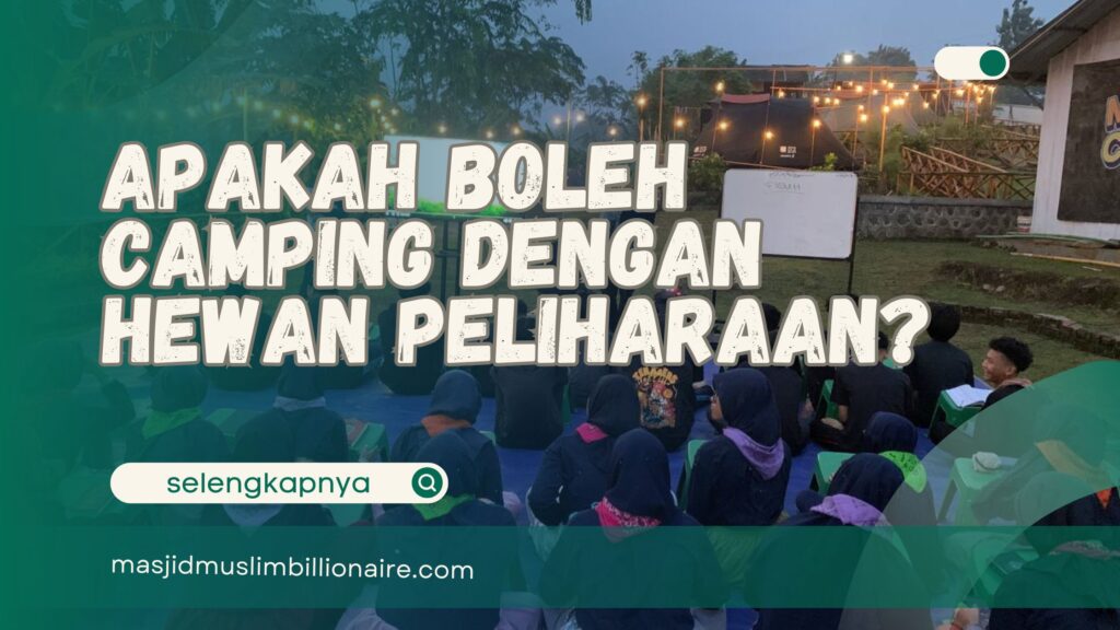 camping dengan hewan peliharaan