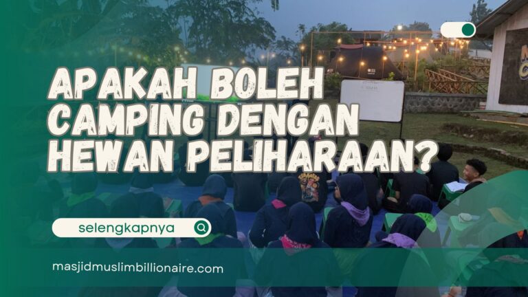 camping dengan hewan peliharaan