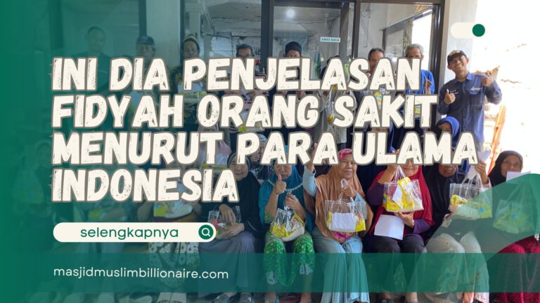 fidyah orang sakit