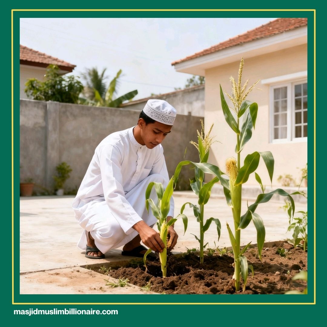 cara menanam jagung di rumah
