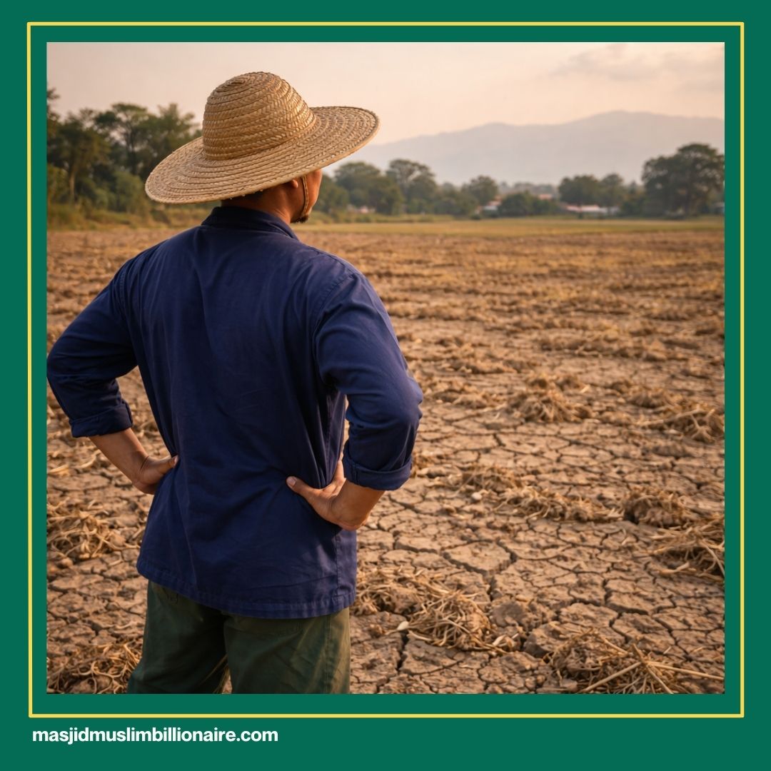 cara menanam jagung di lahang kering