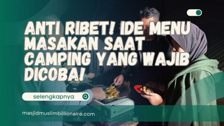 menu makanan saat camping