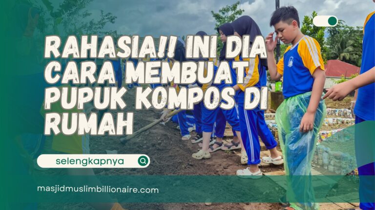 cara membuat pupuk kompos di rumah