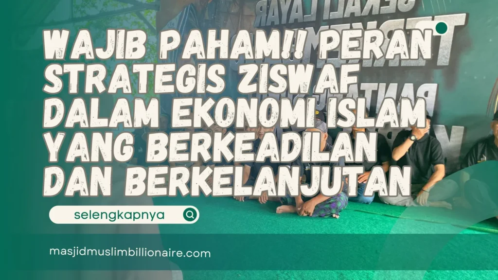ziswaf dalam ekonomi islam