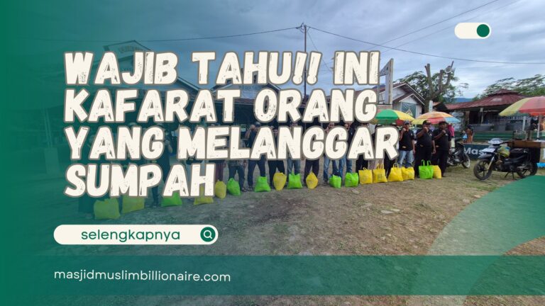 kafarat orang yang melanggar sumpah