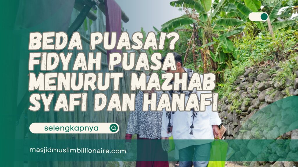 fidyah puasa menurut mazhab syafi