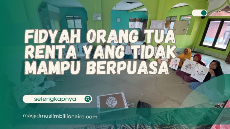 fidyah orang tua renta