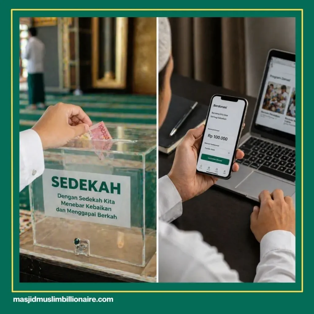 apakah boleh sedekah online