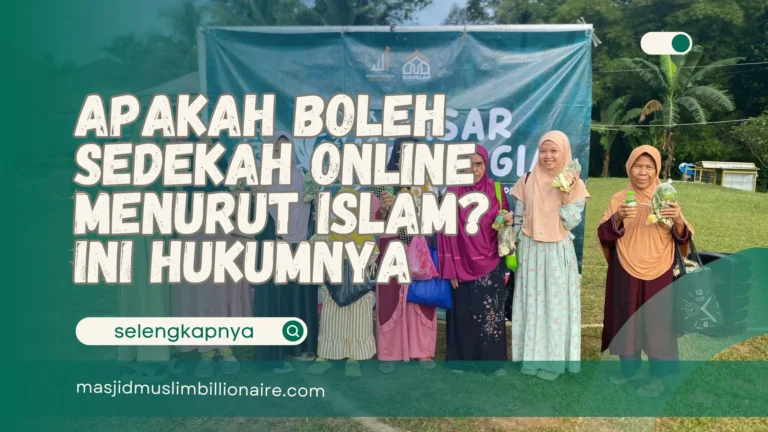 apakah boleh sedekah online
