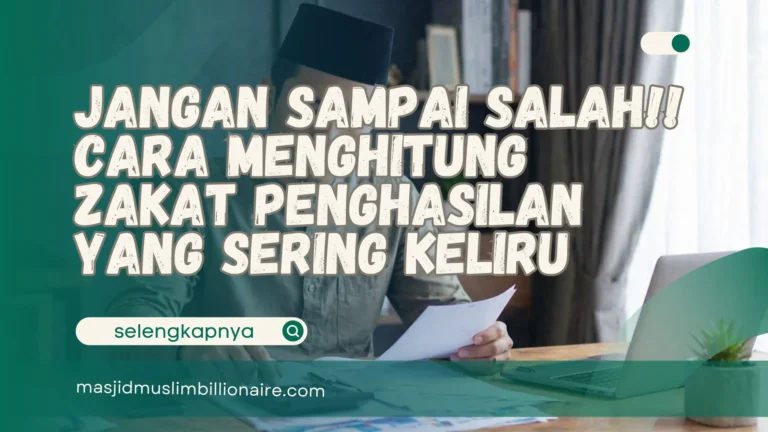 cara menghitung zakat penghasilan