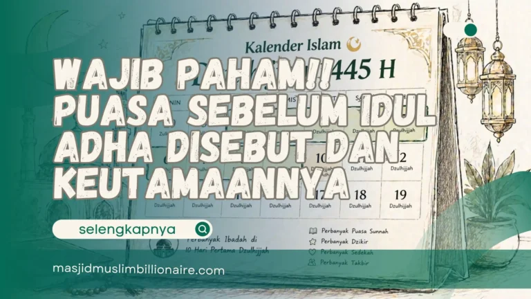 puasa sebelum idul adha sebelum