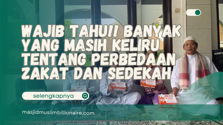 perbedaan zakat dan sedekah