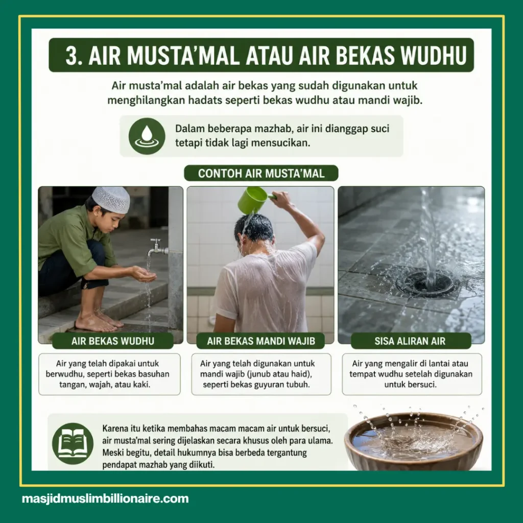 macam macam air untuk bersuci