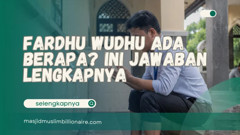 fardhu wudhu ada berapa