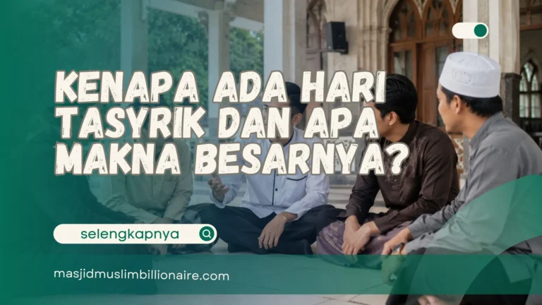 kenapa ada hari tasyrik
