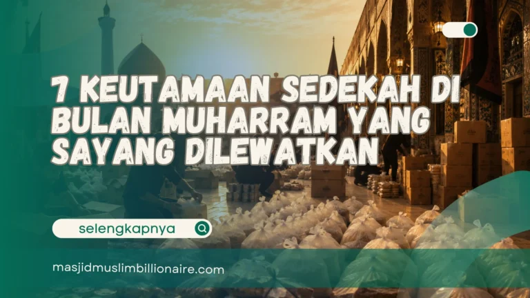 keutamaan sedekah di bulan muharram