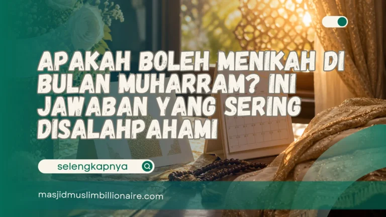 apakah boleh menikah di bulan muharram