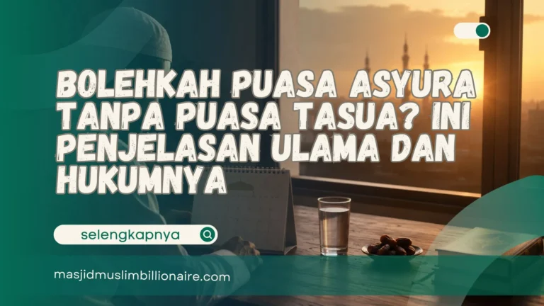 bolehkah puasa asyura tanpa puasa tasua
