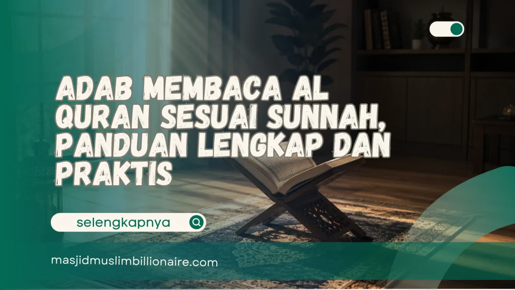 Adab Membaca Al Quran Sesuai Sunnah