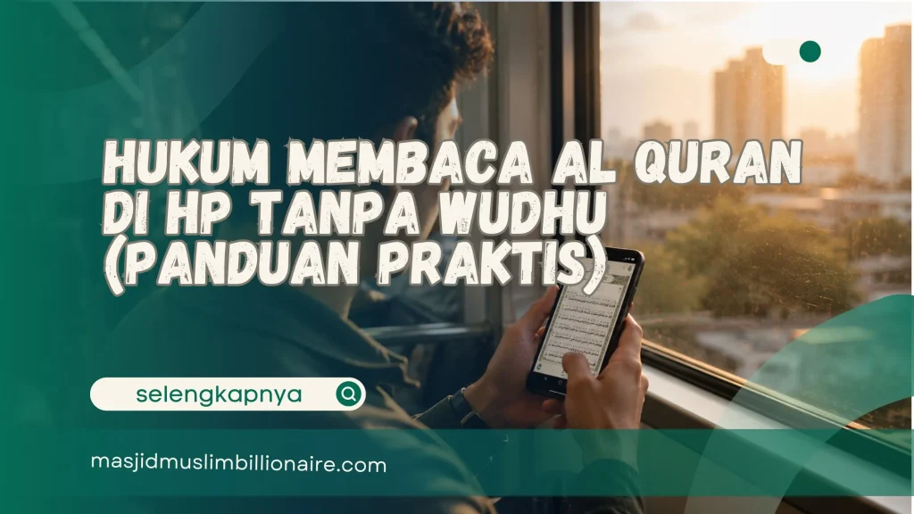 hukum membaca al quran di hp tanpa wudhu