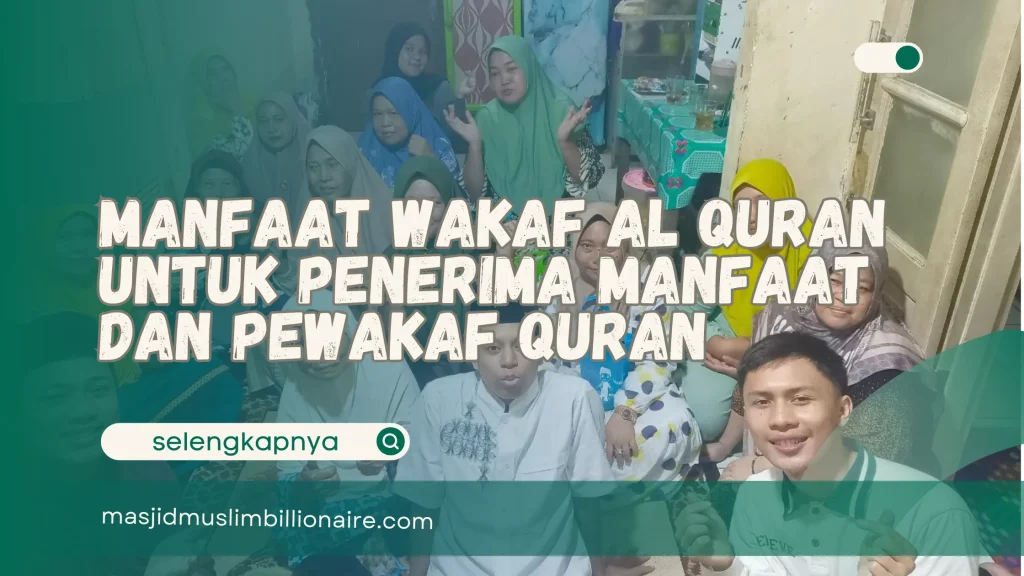 manfaat wakaf al quran