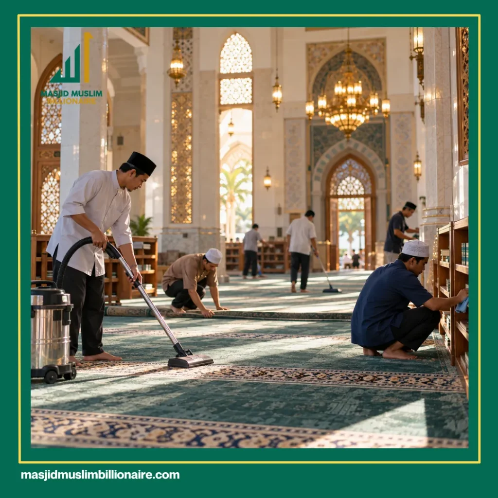 Bagaimana Cara Menjaga Masjid agar Bersih, Nyaman, dan Terawat